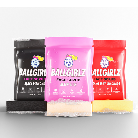 Ballgirlz Face Scrub 3 Pack